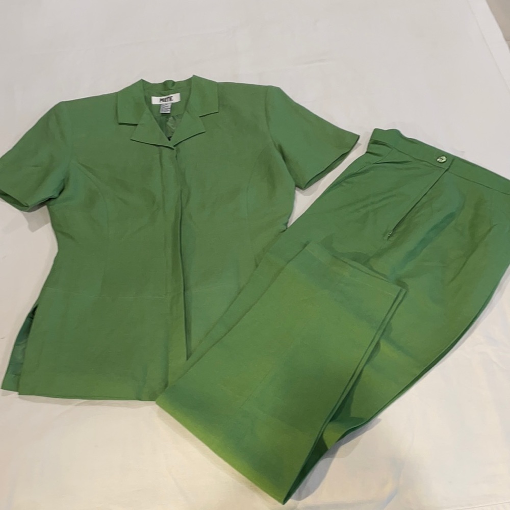 Vintage “Mom” Hidden Zipper Lined Pantsuit - 5/6